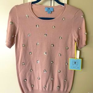 Short sleeve sweater